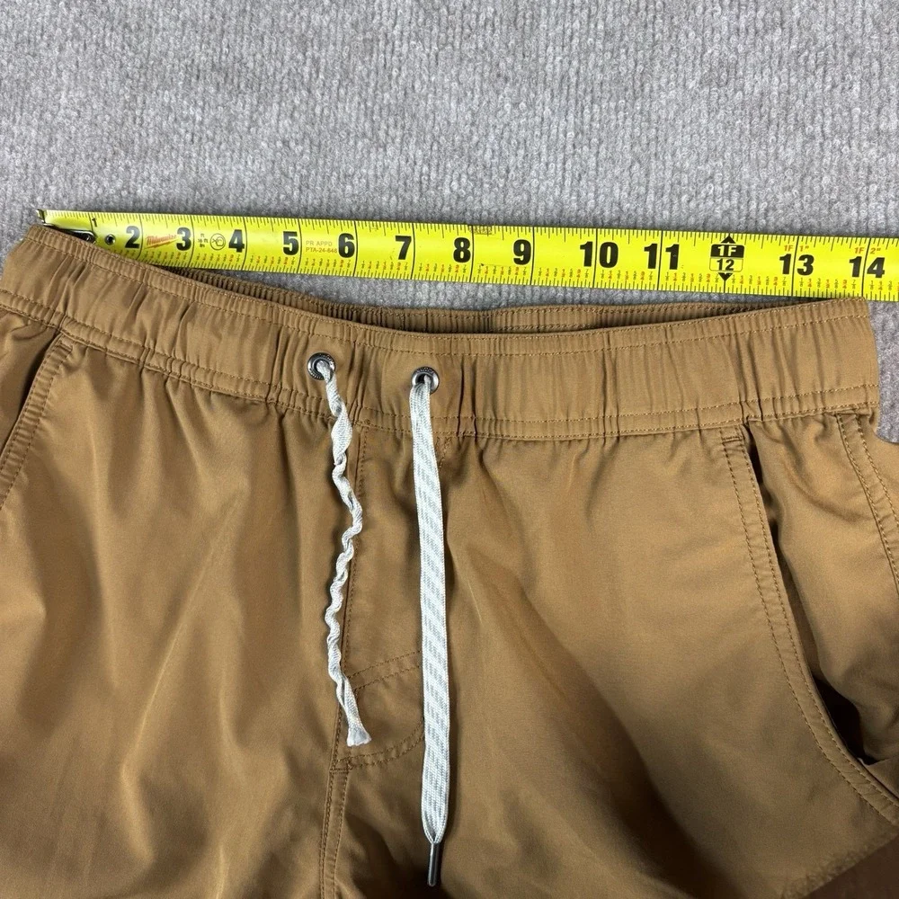 Vuori Mens Brown M Swim Trunks Shorts 5